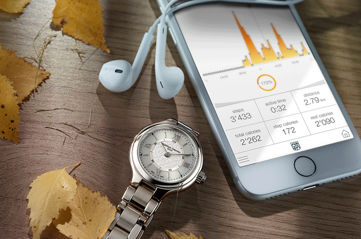 Smarte Schweizer Uhr